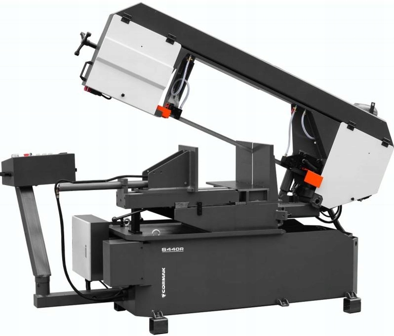 PÁSOVÁ PÍLA STROJ NA REZANIE KOV CORMAK S-440R 620x440mm POLOAUTOMAT.